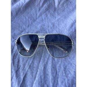 Invicta Sunglasses Aviator White Metal Frame I IEW007-06 62011 Made in Italy